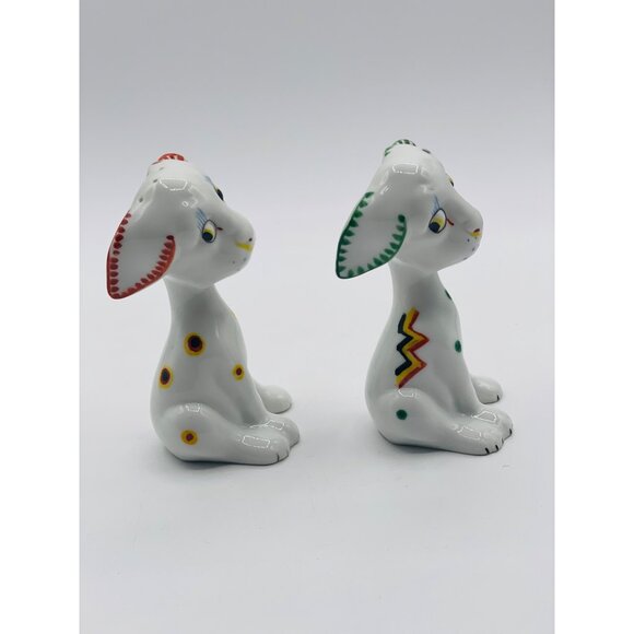 Salt & Pepper Dog Shakers Made in Japan Vintage - Picture 2 of 6